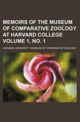 Cover of Memoirs of the Museum of Comparative Zool Ogy at Harvard College Volume 1, No. 1