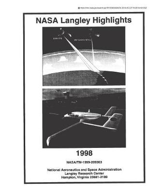 Book cover for NASA Langley Highlights, 1998