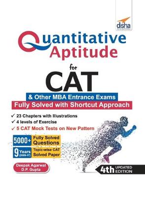 Book cover for Quantitative Aptitude for CAT & other MBA Entrance Exams 4th Edition