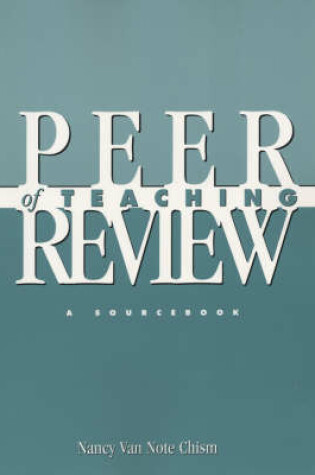 Cover of Peer Review of Teaching