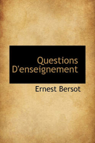 Cover of Questions D'Enseignement