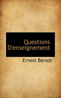 Book cover for Questions D'Enseignement