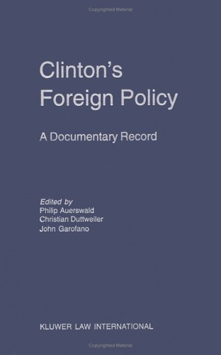 Cover of Clinton's Foreign Policy: a Documentary Record