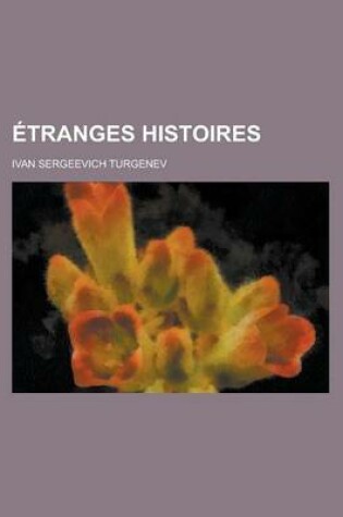 Cover of Etranges Histoires