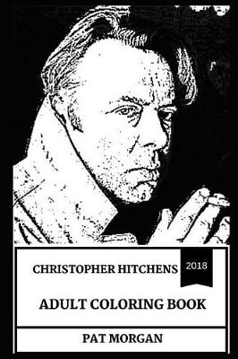 Cover of Christopher Hitchens Adult Coloring Book