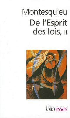 Book cover for de L Esprit Des Lois