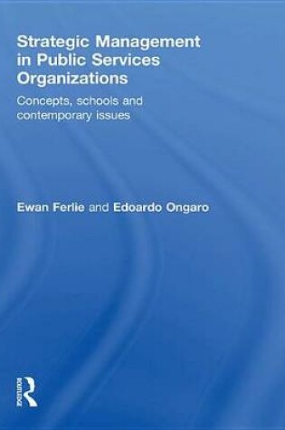 Cover of Strategic Management in Public Services Organizations