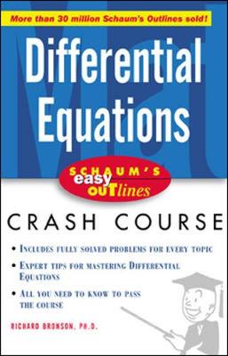 Cover of Schaum's Easy Outline of Differential Equations