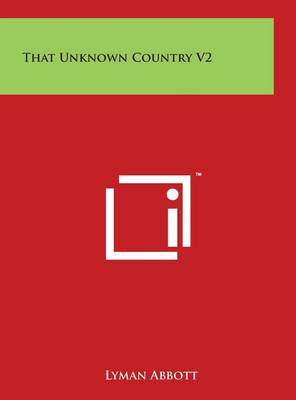 Book cover for That Unknown Country V2