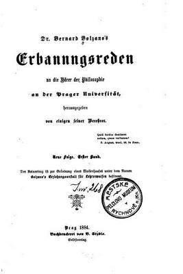 Book cover for Erbauungsreden an die Hörer der Philosophie an der Prager Universität