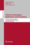 Book cover for Software Technologies: Applications and Foundations