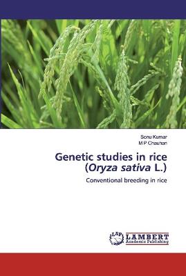 Book cover for Genetic studies in rice (Oryza sativa L.)