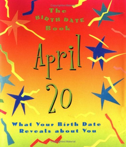 Book cover for The Birth Date Book April 20