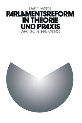 Book cover for Parlamentsreform in Theorie Und Praxis