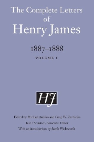 Cover of The Complete Letters of Henry James, 1887–1888