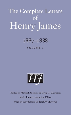 Book cover for The Complete Letters of Henry James, 1887–1888