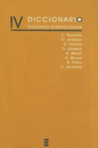 Cover of Diccionario Teologico Interdisciplinar IV