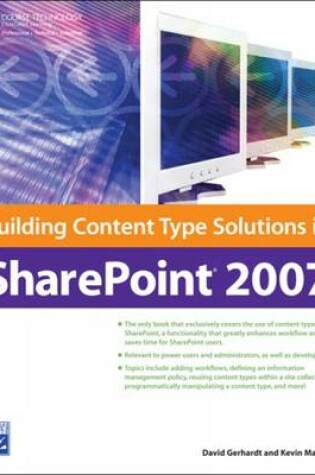 Cover of Building Content Type Solutions in Sharepoint 2007