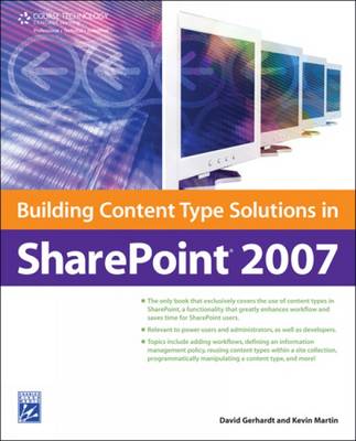 Book cover for Building Content Type Solutions in Sharepoint 2007