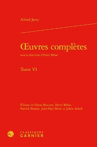 Cover of Oeuvres Completes. Tome VI