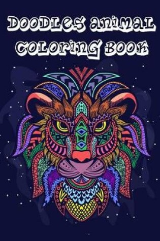 Cover of Doodles Animal Coloring Book