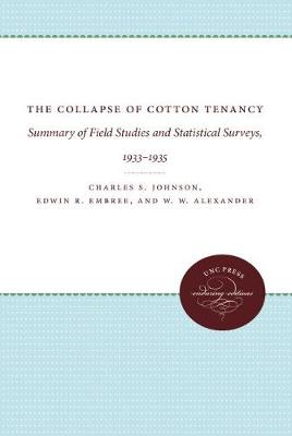 Book cover for The Collapse of Cotton Tenancy