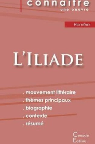 Cover of Fiche de lecture L'Iliade de Homere (Analyse litteraire de reference et resume complet)