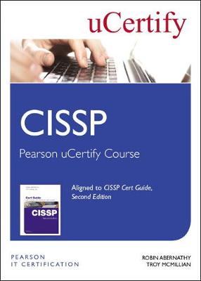 Book cover for CISSP Pearson uCertify Course Student Access Card