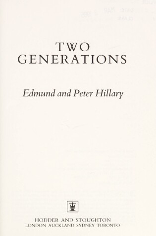 Cover of Two Generations