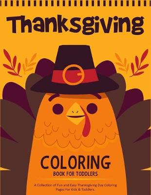 Book cover for Thanksgiving Coloring Book For Toddlers