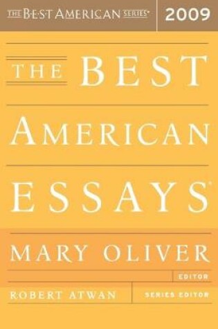 Cover of The Best American Essays 2009