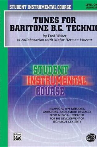 Cover of Tunes for Baritone Technic, Level I