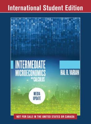 Book cover for Intermediate Microeconomics with Calculus: A Modern Approach