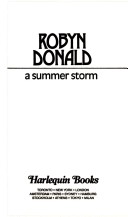 Book cover for A Summer Storm