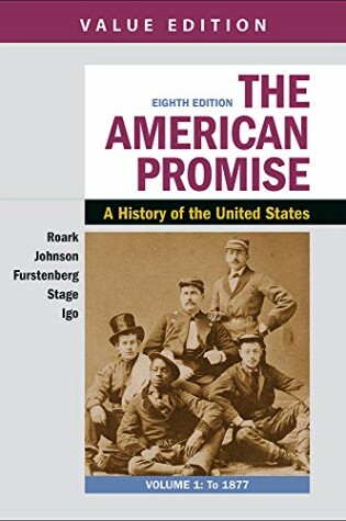 Cover of Loose-leaf Version for The American Promise, Value Edition, Volume 1