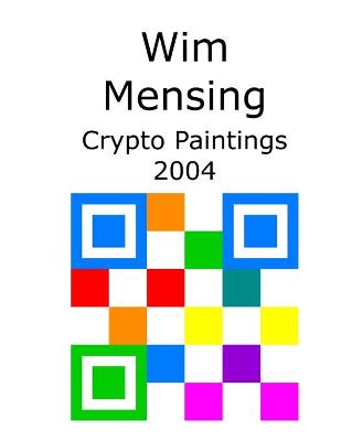 Book cover for Wim Mensing Crypto Paintings 2004