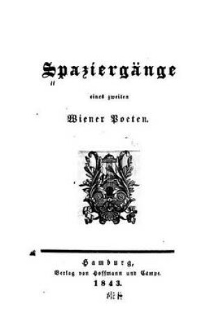 Cover of Spaziergange eines zweiten Wiener Poeten