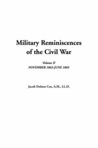 Cover of Military Reminiscences of the Civil War, V2