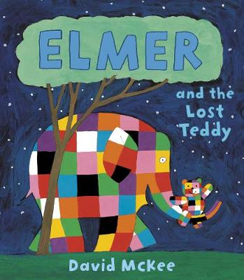 Book cover for Elmer and the Lost Teddy