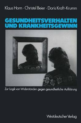 Book cover for Gesundheitsverhalten und Krankheitsgewinn