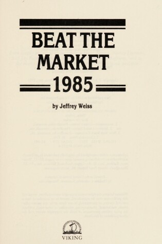 Cover of Beat the Market, 1985