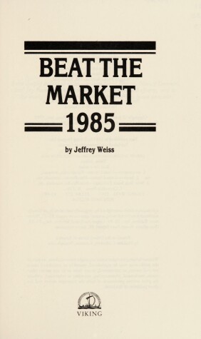 Book cover for Beat the Market, 1985