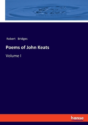 Book cover for Poems of John Keats