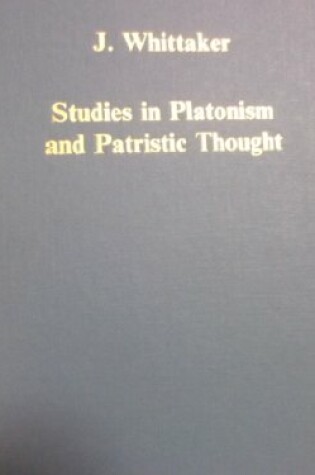 Cover of Studies in Platonism and Patristic Thought