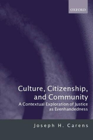 Cover of Culture, Citizenship, and Community