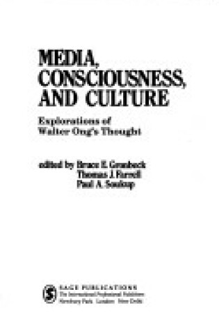 Cover of Media, Consciousness, and Culture