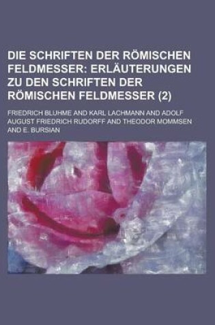 Cover of Die Schriften Der Romischen Feldmesser (2)