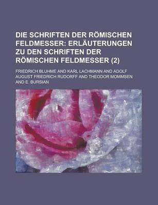 Book cover for Die Schriften Der Romischen Feldmesser (2)