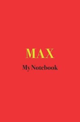 Cover of MAX My Notebook