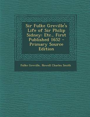 Book cover for Sir Fulke Greville's Life of Sir Philip Sidney